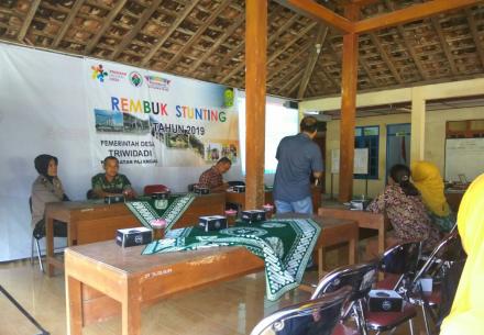 Rembuk stunting Desa Triwidadi